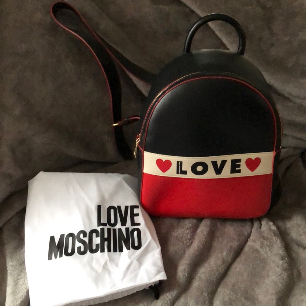 Moschino Love mini back pack New with tags